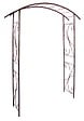 CENTRALE BRICO - Arche tube ROND20 pont fer vieilli - 148x40x207 cm - Acier époxy - vignette