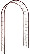CENTRALE BRICO - Arche tube ROND20 treillage fer vieilli - 130x40x250 cm - Acier époxy - vignette