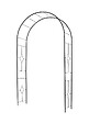 CENTRALE BRICO - Arche Basics tube rond 16 Vitrail - 130x40x250 cm - noir - vignette