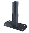 CENTRALE BRICO - Pack 4 pieds tube carré 20 à visser - 13x6x12 cm - anthracite - vignette