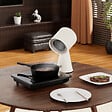 CIARRA - Hotte Aspirante Portative Mini Extracteur d'air Posable Blanc CDW01PH - vignette