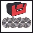EINHELL - Rainureuse filaire TE-MA 1700W - câble 4m + malette de rangement et 4 disques à tronçonner - vignette