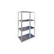 BRIXO - Etagère 4 tablettes L75xP30xH150 cm Acier zingué Résistance 40kg BRIXO - vignette