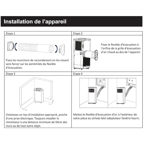 VOLTMAN - Climatiseur ventilateur déshumidificateur silencieux 1500W Classe A - Voltman - large