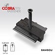 DECKLINEA - Clip Terrasse Bois HYBRID 7-22 - 90 clips + Vis 4x35mm - Pour Lames en Bois Thermotraités et Bambou - Stable, Facile à Poser & Resistant - vignette