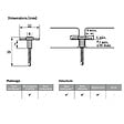 DECKLINEA - Clip Terrasse Bois HYBRID 7-22 - 90 clips + Vis 4x35mm - Pour Lames en Bois Thermotraités et Bambou - Stable, Facile à Poser & Resistant - vignette
