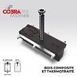 DECKLINEA - Clips de Fixation COBRA HYBRID 8-18 - 90 clips + Vis - Adapté Lambourdes Bois & Aluminium - Stable, Facile à Poser & Resistant - vignette