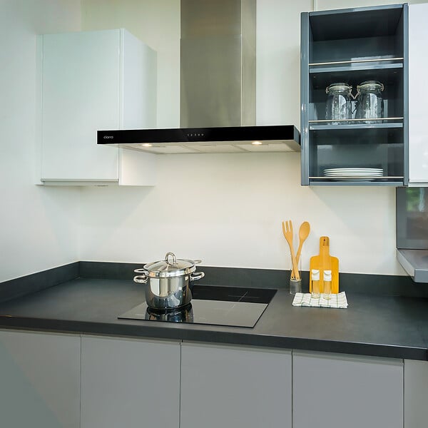 CIARRA - Hotte cuisine 90cm 650 m³/h  Commandes tactiles & Wi-Fi Ciarra CD9102S - large
