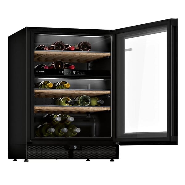 BOSCH - Cave à Vin 44 Bouteilles Double Zone Noir - KWK16ABGB - large
