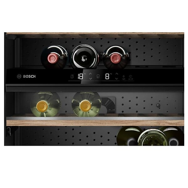 BOSCH - Cave à Vin 44 Bouteilles Double Zone Noir - KWK16ABGB - large