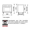 GLEM - Piano De Cuisson Mixte 104l 5 Feux Noir - GE960CVBK2 - vignette