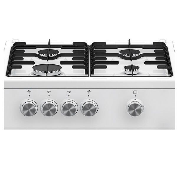 BEKO - cuisinière gaz 68l 4 feux blanc - FSG52000DWC - large