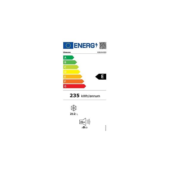 SIEMENS - congélateur intégrable  à pantographe 212l - GI81NVEE0 - large