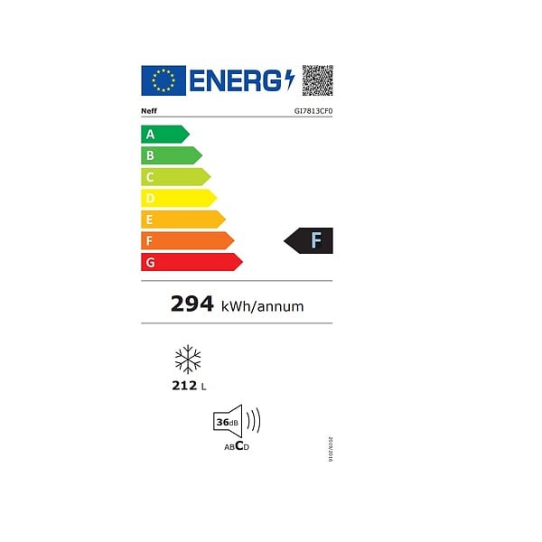 NEFF - Congélateur Intégrable à Panthographe 212l Blanc - GI7813CE0 - large