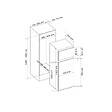 AIRLUX - Réfrigérateur Combiné Intégrable à Glissières 210l - ARI200DA - vignette
