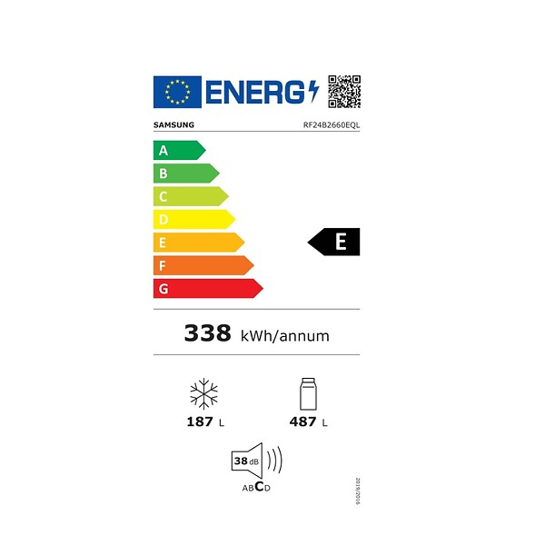 SAMSUNG - réfrigérateur américain 91cm 674l nofrost - RF24B2660EQL - large