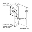 SIEMENS - Réfrigérateur 1 Porte Intégrable à Pantographe 119l - KI22LVFE0 - vignette