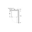 BOSCH - réfrigérateur table top 56cm 134l blanc - KTR15NWEB - vignette