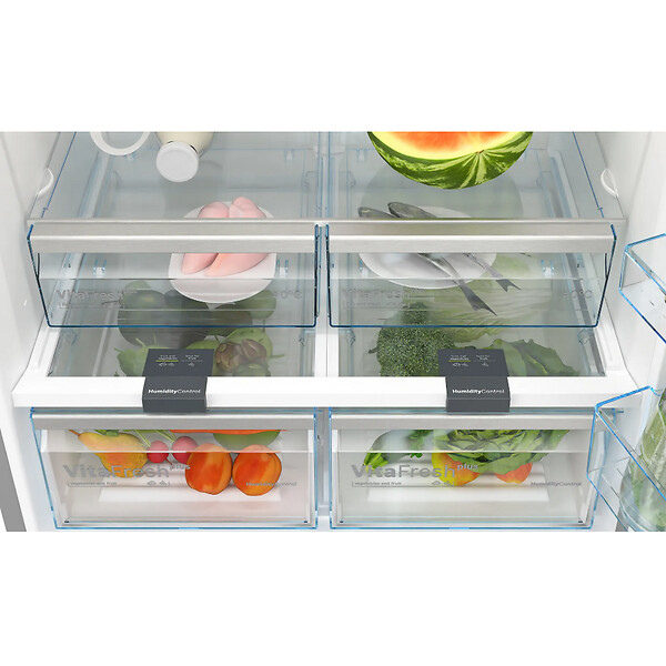 BOSCH - réfrigérateur combiné 86cm 631l nofrost inox - KGN86VIEA - large
