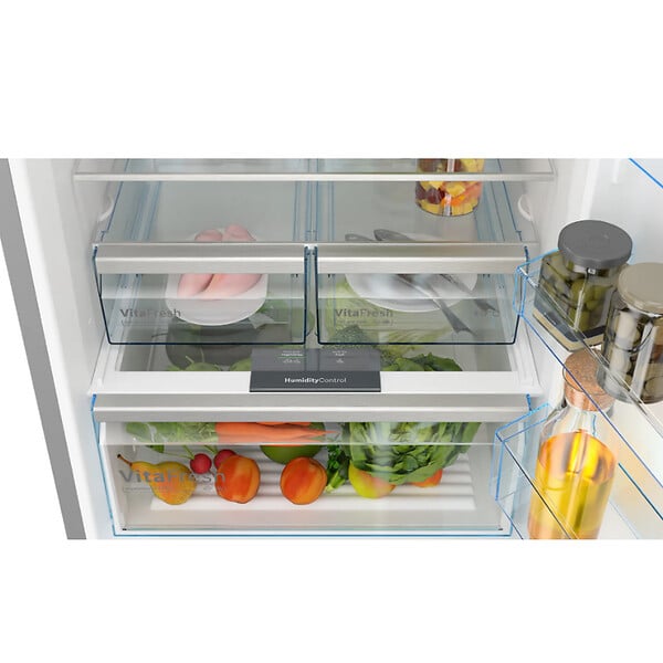 BOSCH - Réfrigérateur Combiné 70cm 508l Nofrost Inox - KGN56XLEB - large