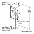 SIEMENS - Réfrigérateur 1 Porte Intégrable à Pantographe 147l - KI32LVFE0 - vignette
