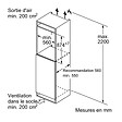 BOSCH - Réfrigérateur 1 Porte Intégrable à Glissières 119l - KIL22NSE0 - vignette