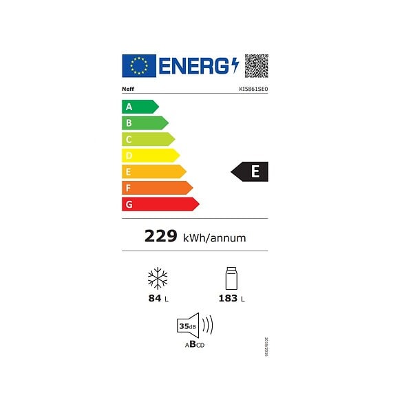 NEFF - Réfrigérateur Combiné Intégrable à Glissières 267l Blanc - KI5861SE0 - large