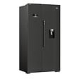 BEKO - Réfrigérateur Américain 91cm 576l Nofrost Noir - GN163241DXBRN - vignette