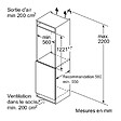 SIEMENS - Réfrigérateur 1 Porte Intégrable à Pantographe 187l - KI42LVFE0 - vignette