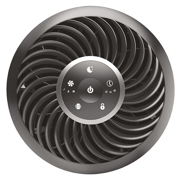 AQUAWATER - Purificateur d'air hepa 13 avec désinfection uv led intégré - large