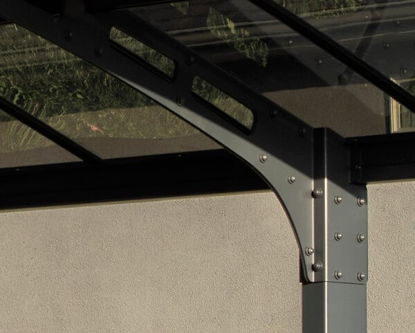 CANOPIA - Canopia Carport Arizona Breeze 4,95 x 2,89 m Gris - large