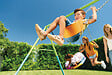 INTEX - Portique balançoire acier 3 agrès - L.343xH.198xP.244cm - vignette