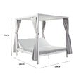 CONCEPT USINE - Lit de jardin 2 places gris CORDOUE - vignette