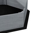 OUTSUNNY - Bac à sable enfant design bateau - dim. 190L x 90l x 138H cm - voile, gouvernail - bois gris - vignette