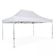 OVIALA - Tente pliante 3x4,5m 300g/m² 40MM blanc - PRO 40 - vignette