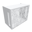 ATOLE - Cache climatiseur ATOLE en Aluminium Thermolaqué , Taille 1 : H. 80 x L. 100 x P. 54 cm, Jungle, Blanc - vignette