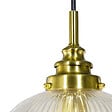 C-CREATION - suspension ELUAN reference 280062 transparent et doré - vignette