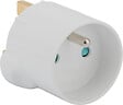 ZENITECH - Adaptateur voyage prise France vers Royaume-Uni blanc 13A - vignette