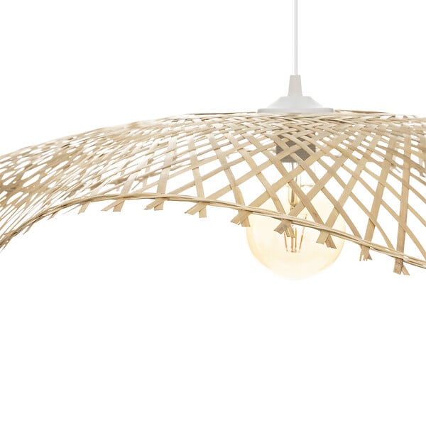 ATMOSPHERA - Suspension en bambou naturel Tess - Diam.75cm - large