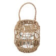 ATMOSPHERA - Lanterne décorative rotin Muli Beige 18cm - vignette