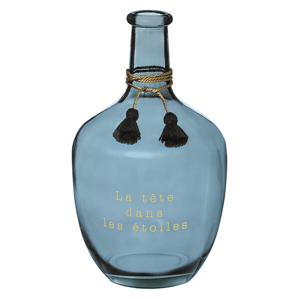 ATMOSPHERA - Dame-jeanne verre recyclé Gypsy - Transparent - H31cm - large