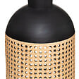 ATMOSPHERA - Vase décoratif cannage Houria - Métal noir - H.60,5cm - vignette