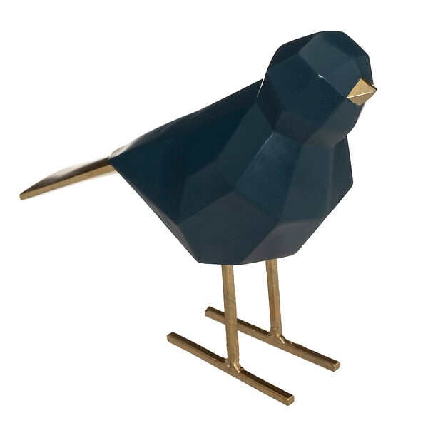 ATMOSPHERA - Oiseau origami décoratif - Résine - 16cm - large