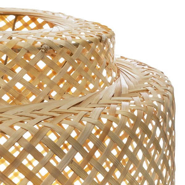 ATMOSPHERA - Suspension bambou Liby - Naturel - Diam.40cm - large