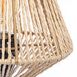 ATMOSPHERA - Lampe à poser en papier et métal Jily Beige H34cm - vignette