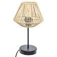 ATMOSPHERA - Lampe à poser en papier et métal Jily Beige H34cm - vignette