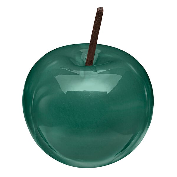 ATMOSPHERA - Pomme décorative céramique Cendrine - 8,9cm - large