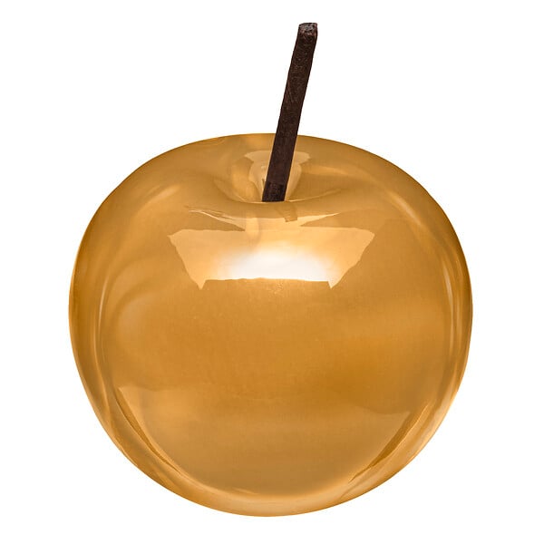 ATMOSPHERA - Pomme décorative céramique Cendrine - 8,9cm - large