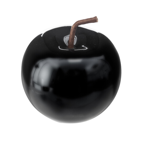 ATMOSPHERA - Statue décorative pomme céramique - Hauteur 9cm - large