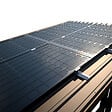 CERLAND - Carport solaire bois ELIO - Marron - L.512xH.322xP.305cm - vignette